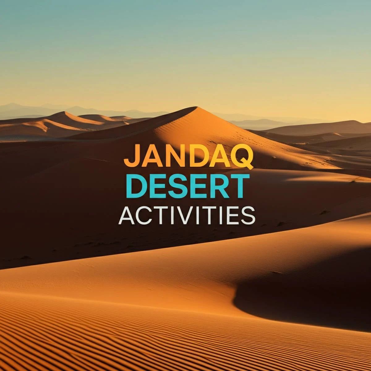 تفریحات کویر جندق