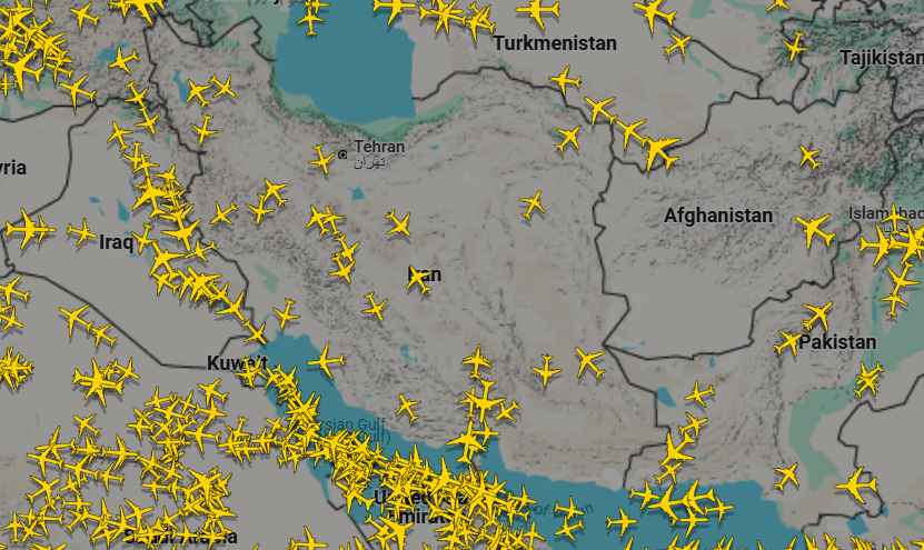 تغییرات اخیر در حریم هوایی ایران و تاثیر آن بر پروازهای بین المللی تیر و مرداد 1404