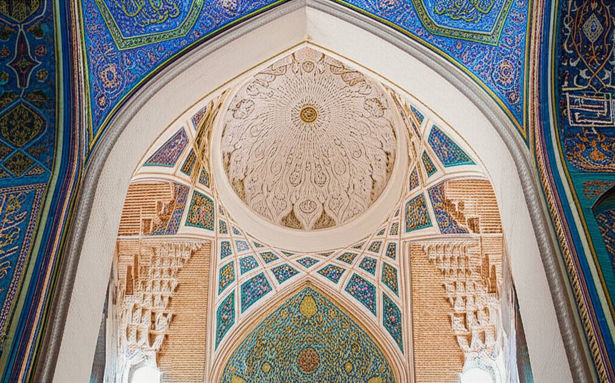 تزیینات گنبد سلطانیه: هنر و معماری دوره ایلخانی