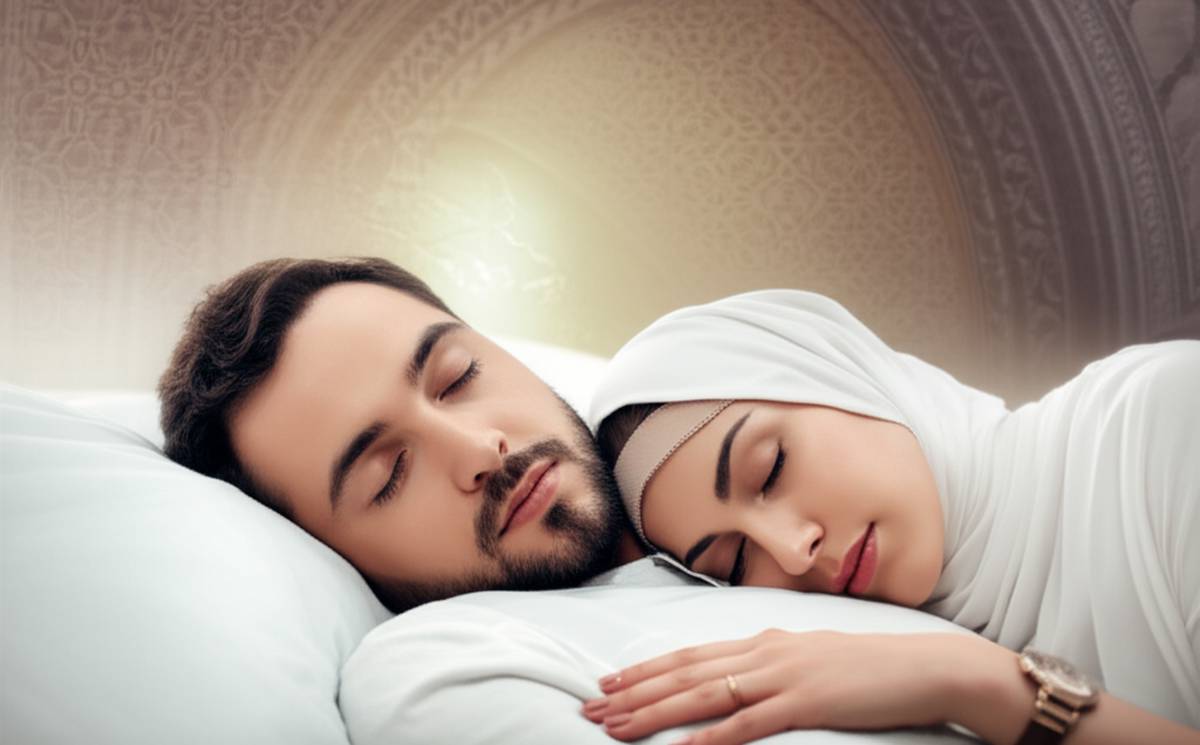 خوابیدن زن و شوهر در اسلام: راهنمای کامل احکام شرعی