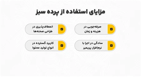 مزایای استفاده از پرده سبز در پریمیر