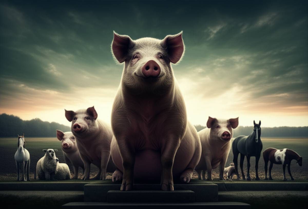 کتاب خلاصه کتاب مزرعه حیوانات (Animal Farm) - جورج اورول