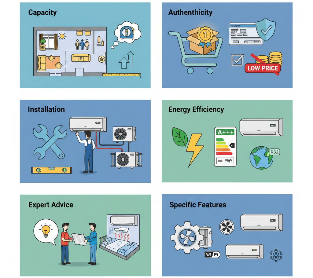 نکات حیاتی قبل از خرید کولر گازی جنرال شکار