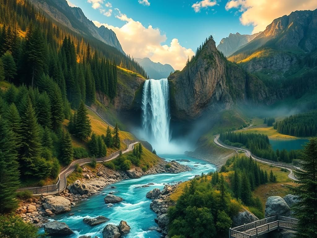 آبشار | گردشگری 10 جاذبه شگفت انگیز اطراف آبشار لوه | نقشه و راهنمای سفر