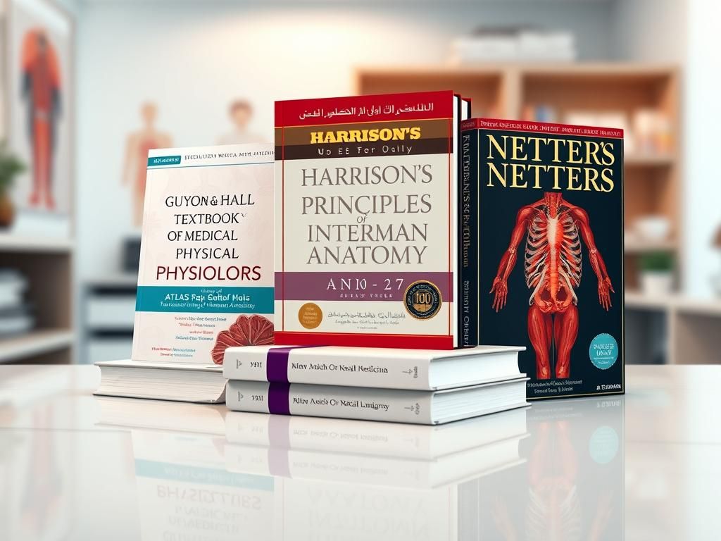 کتاب‌های زبان تخصصی پزشکی Guyton، Harrison و Netter