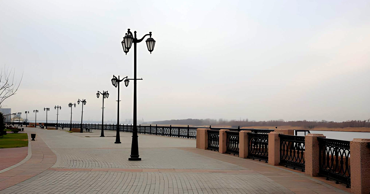 تلویزیون | تلویزیون شهری مزایای پایه چراغ روشنایی آلومینیومی