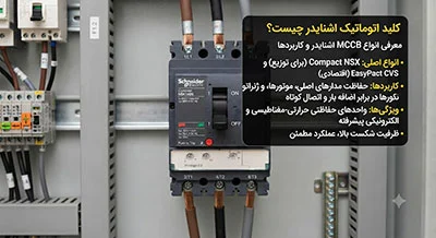 کلید اتوماتیک اشنایدر چیست؟ معرفی انواع MCCB اشنایدر و کاربردها